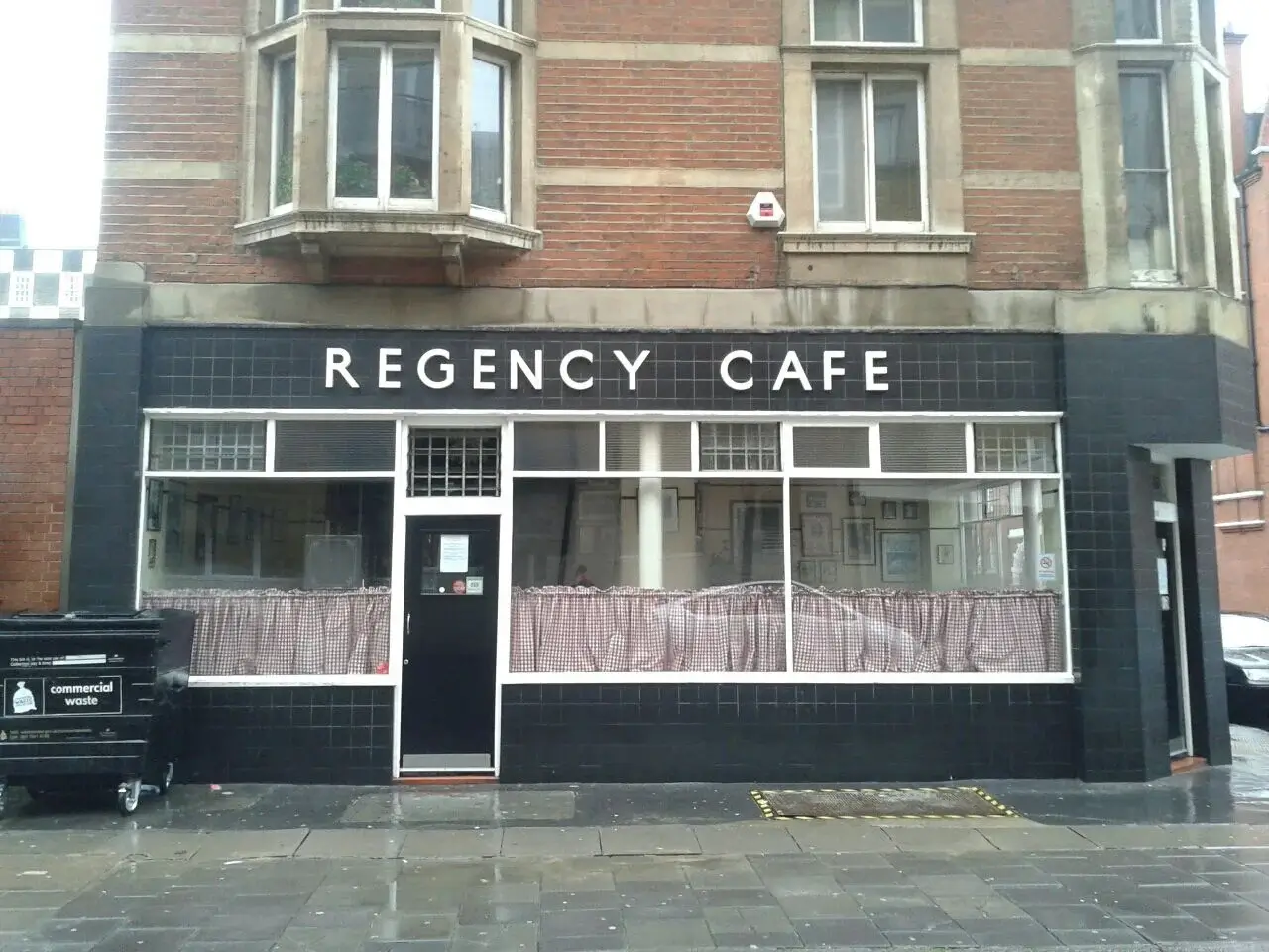 Regency Cafe kitchen staff preparing food safely